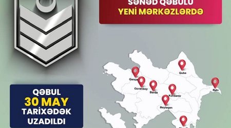 Müddətdən artıq həqiqi hərbi xidmətə qəbulun müddəti uzadılıb