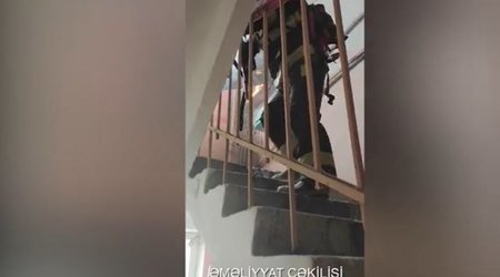 Sumqayıtda yanğın olub - Video