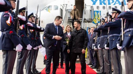 Президент Украины находится с визитом в Чехии