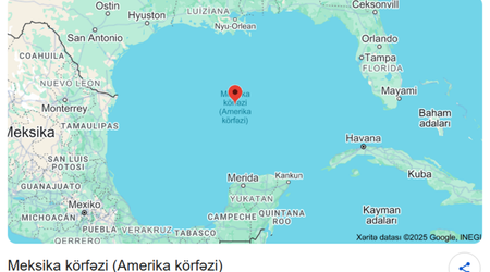 Meksika körfəzinin adı dəyişdirilir
