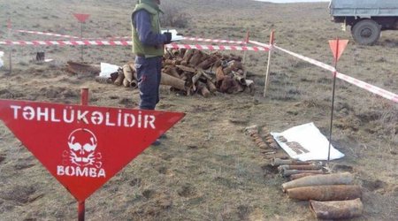 Ötən həftə təmizlənən minalı ərazilərin həcmi açıqlanıb