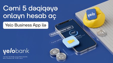 Yelo Bank-dan fərdi sahibkarlar üçün onlayn imkan!