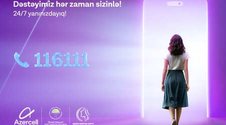 Azercell-in təşəbbüsü ilə yaradılan “Qadın Dəstək Xətti”nə 2025-ci ilin ilk rübündə 500-dən çox müraciət daxil olub