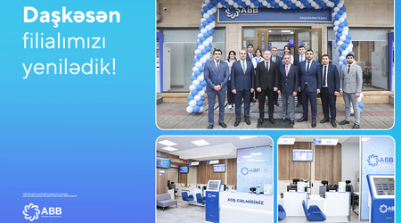 ABB-nin Daşkəsən filialı da yeniləndi!