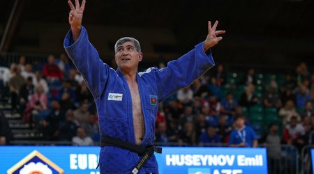 Azərbaycanın veteran cüdoçuları Avropa çempionatında daha 3 qızıl medal qazanıblar