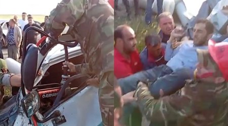 В Гобустане грузовик столкнулся с легковушкой: есть пострадавший
