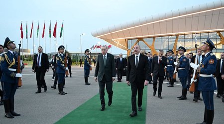 Завершился визит президента Турции Реджепа Тайипа Эрдогана в Азербайджан