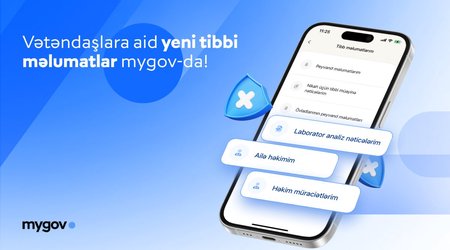 mygov и TƏBİB предоставляют гражданам доступ к новым видам медицинской информации в цифровом формате