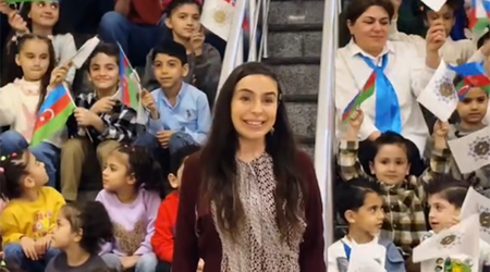 Leyla Əliyevadan uşaqlarla bağlı paylaşım - Video