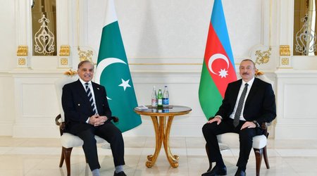 İlham Əliyev və Şahbaz Şərif arasında telefon danışığı olub