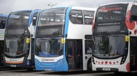 Şotlandiyada avtobus sürücüləri altı həftəlik tətilə başlayıb