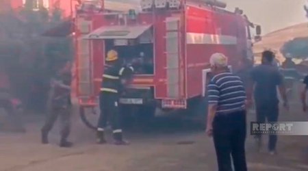 Cəlilabadda şadlıq evində baş verən yanğın söndürülüb - Yenilənib
