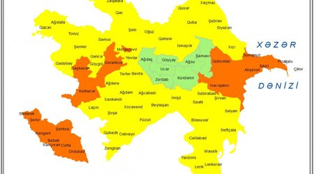Küləkli hava şəraiti ilə bağlı sarı və narıncı xəbərdarlıq verilib