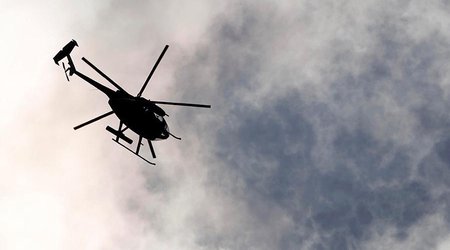 В пригороде Афин вертолет упал в море