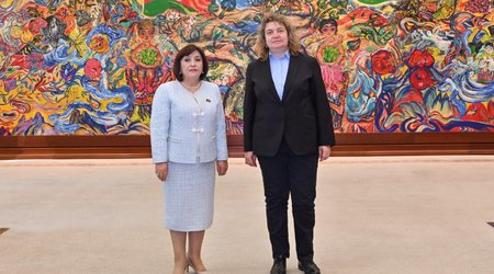 Sahibə Qafarova Bolqarıstan Milli Assambleyasının sədri ilə görüşüb