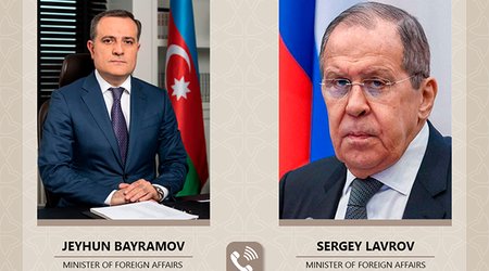 Bayramov Lavrovla telefon danışığı aparıb