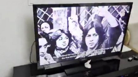 İranın televiziya kanallarında hökumət əleyhinə materiallar yayımlanır - Video
