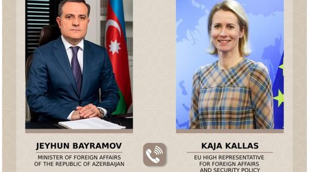 Ceyhun Bayramov və Kaya Kallas İsrail-İran qarşıdurmasını müzakirə edib