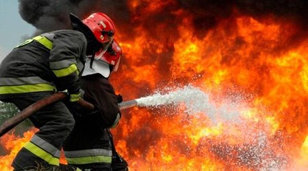 Pirşağıda taxıl sahəsində yanğın söndürülüb - Yenilənib