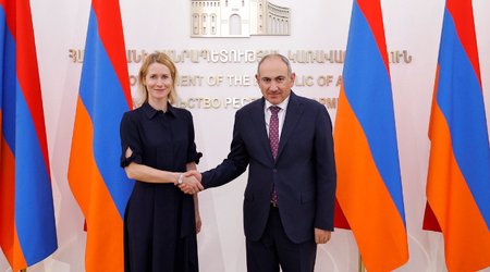Paşinyan Kaya Kallasla görüşüb