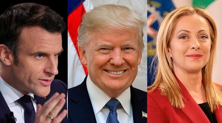 Трамп провел телефонные разговоры с Макроном и Мелони