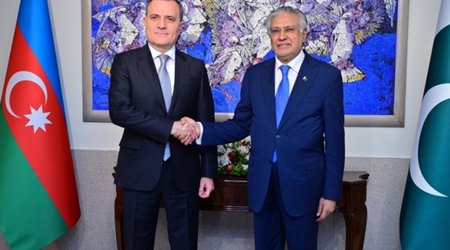 Azerbaijani, Pakistani FMs discuss strategic partnership
