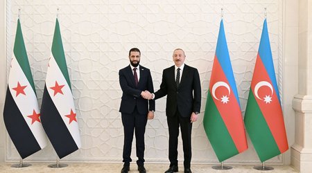 Переговоры Ильхама Алиева и президента Сирии