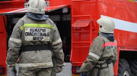 В Москве горит административное здание технопарка