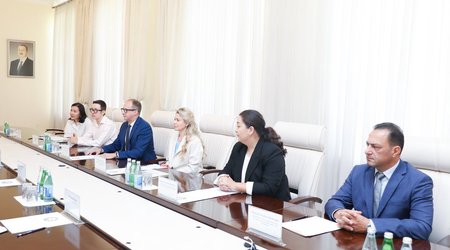 Azerbaijan's health ministry meets Pfizer representatives