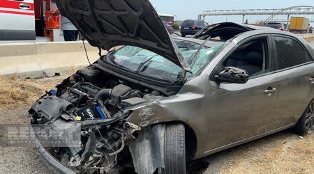 Sumqayıtda yol qəzası baş verib, yaralılar var