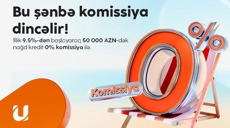 “Unibank” hər kəs üçün bir günlük 0 % komissiyalı kredit aksiyası keçirir