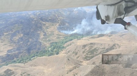 Qarabağda dağlıq ərazidəki yanğınların söndürülməsinə51 texnika, 4 helikopter cəlb olunub