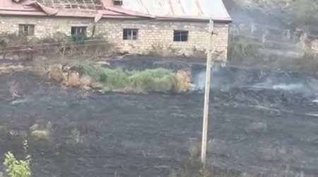 Şuşada yanğının səbəbi elektrik qısaqapanması olub
