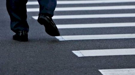 Goranboyda piyada yol qəzasında xəsarət alıb