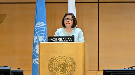 Sahibə Qafarova Parlament Sədrlərinin VI Dünya Konfransında çıxış edib