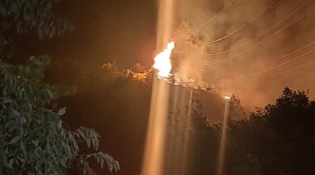 Forest fire breaks out in Azerbaijan's Khachmaz district