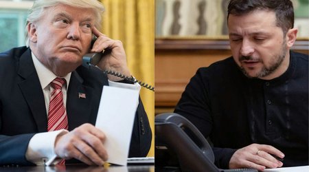 Трамп разговаривает с Зеленским - Oбновлено