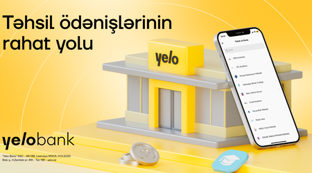 Yelo App ilə təhsil ödənişləri indi daha rahat!