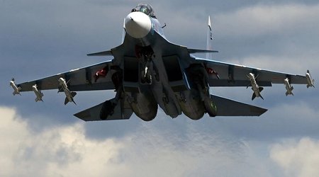 ВМС Украины сообщают о вероятной потере ВС России Су-30СМ у острова Змеиный