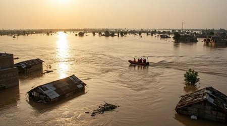 Число жертв наводнений и оползней в Пакистане достигло 220 человек