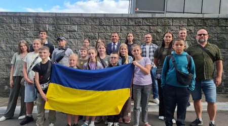 Еще 30 украинских детей отправились на реабилитацию в Баку