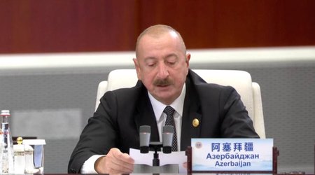 Ильхам Алиев выступил на встрече в формате «ШОС Плюс»