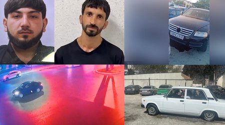 Bakıda avtoxuliqanlıq edən sürücülər həbs olunub - Video