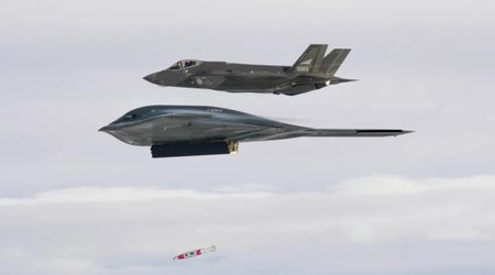 США сбросили бомбы у границы с Россией