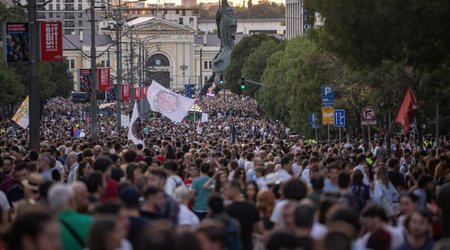 Сербские студенты требуют отменить госприватизацию