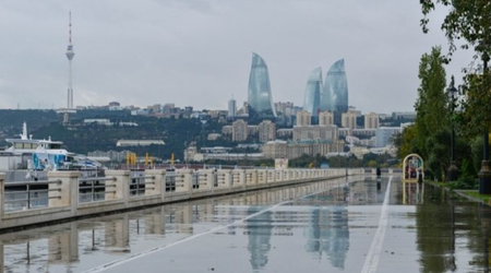 В Баку завтра ожидаются дожди, в регионах выпадет снег