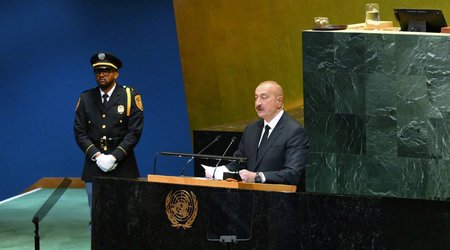 BMT-də Ermənistanla sülhü alqışlayan İlham Əliyev ABŞ-la əlaqələrdən danışıb