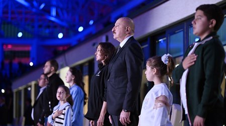 Aliyev shares footage from CIS Games opening ceremony