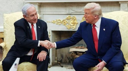 Ağ Evdə Trampla Netanyahu arasında görüş başlayıb