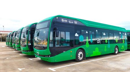 BakuBus презентовали первый электробус, произведенный в Сумгайытском промпарке